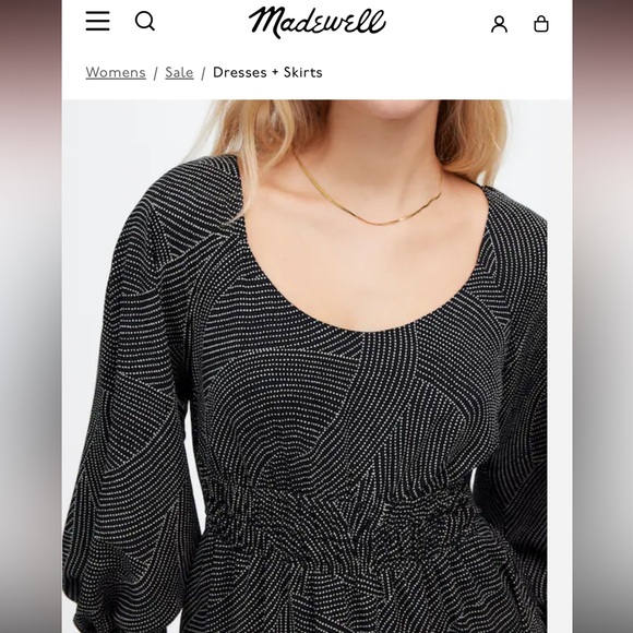 LIKE NEW MADEWELL DRESS SIZE S - Picture 9 of 9